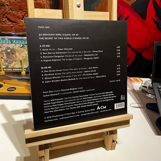 Fazıl Say, Serenad Bağcan - Şu Dünyanın Sırrı (Islak İmzalı)
