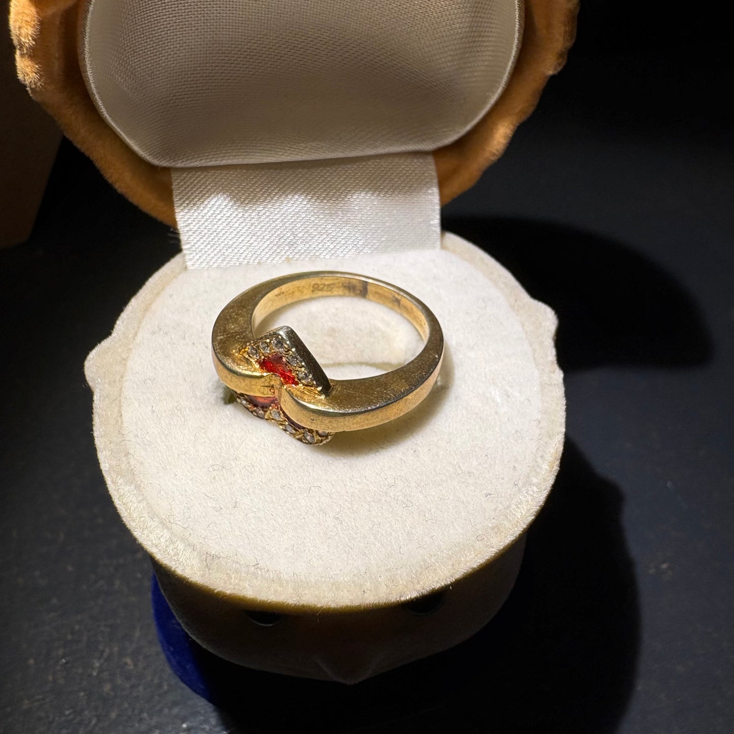 Vintage Shining Heart Yüzük