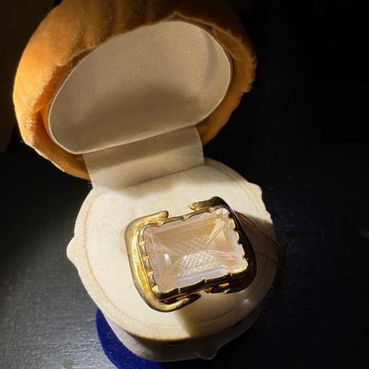 Pembe Quartz El Yüzük