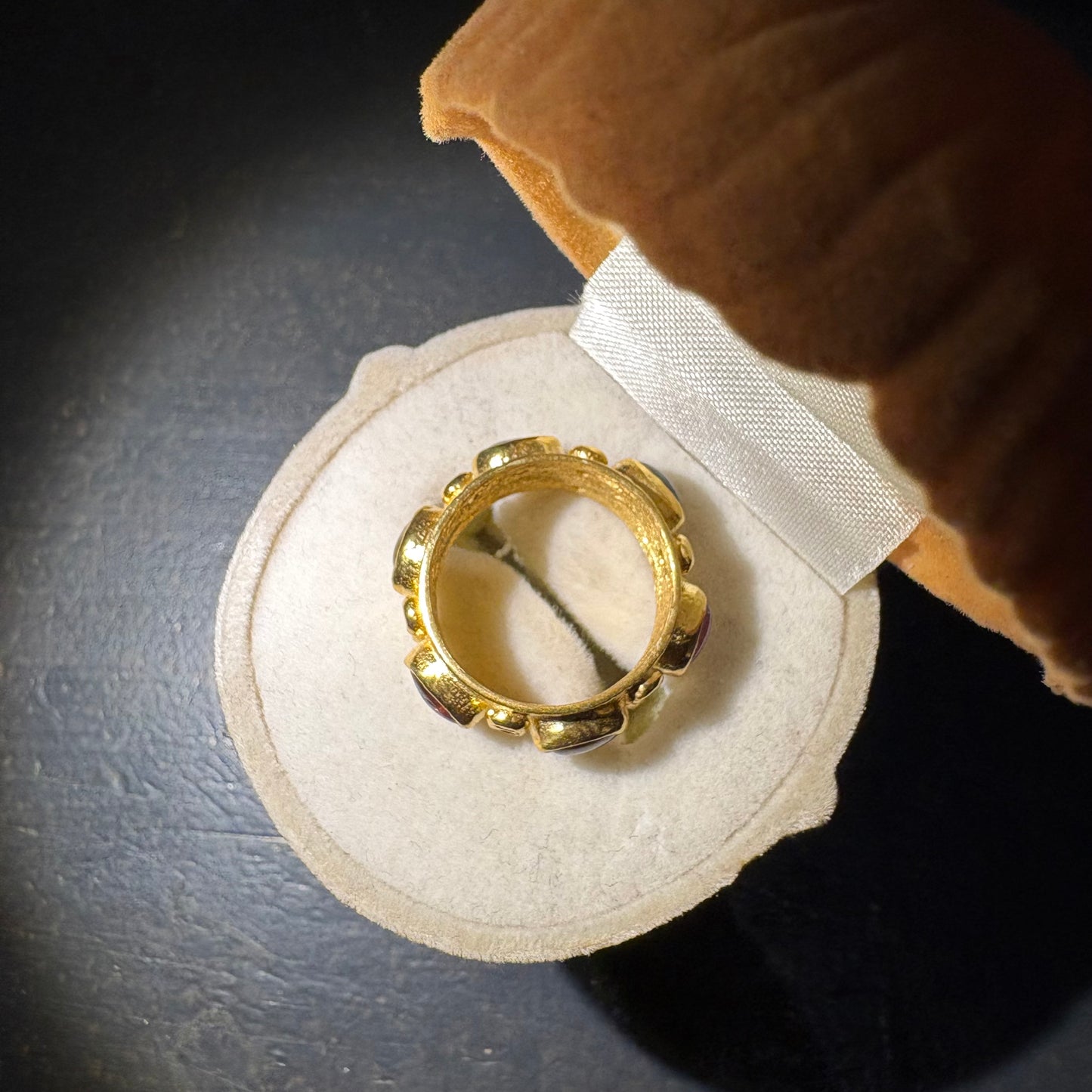 Turmalin Round Yüzük