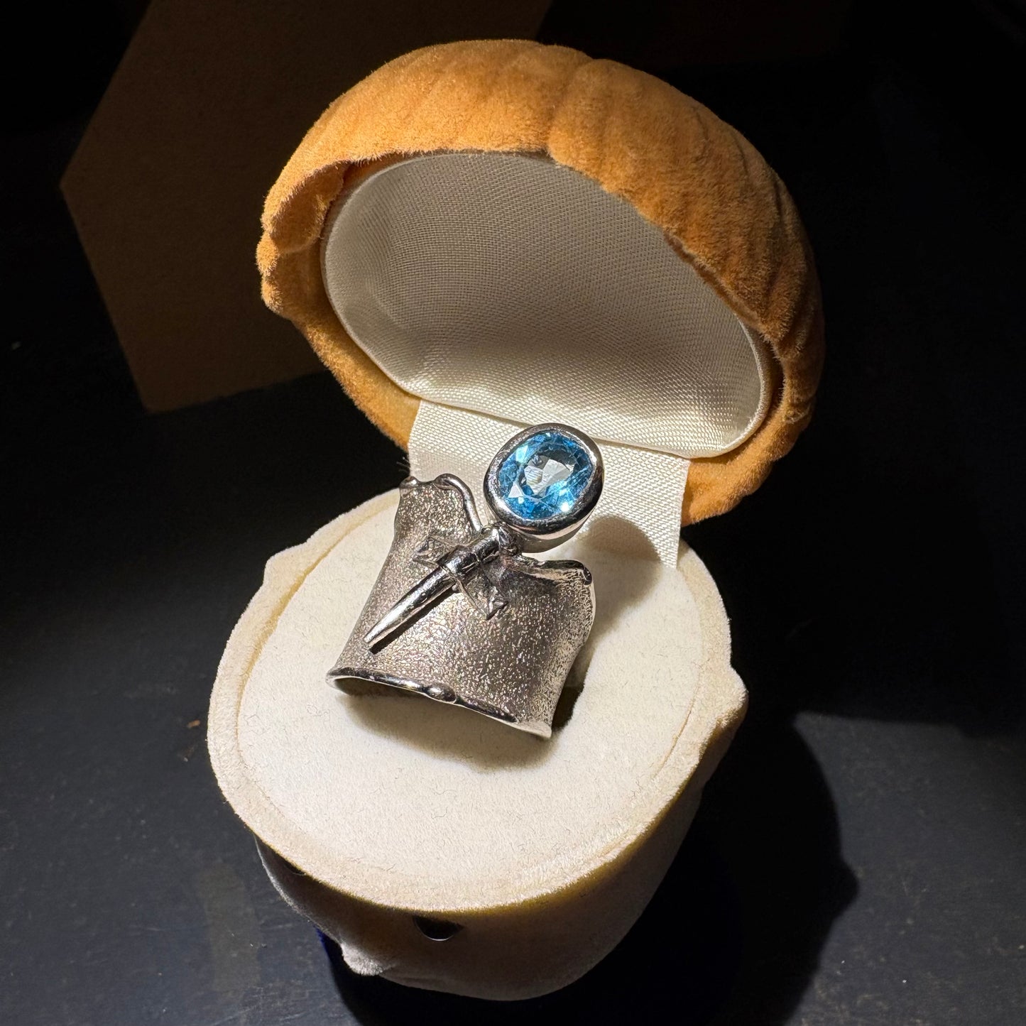 Blue Topaz Yüzük