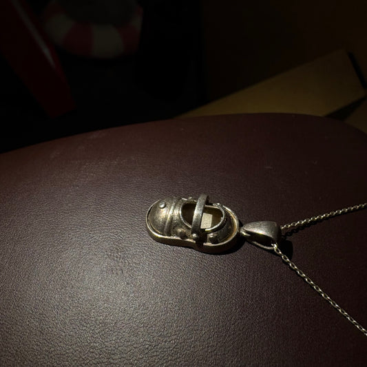 Vintage Baby Shoe Kolye Ucu